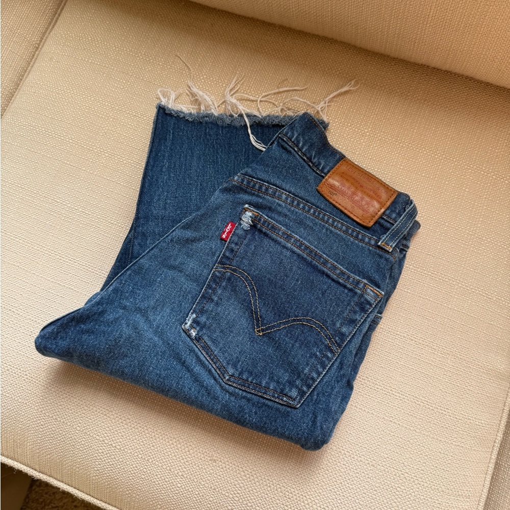 Levi’s 501 High Rise Straight Leg Jeans